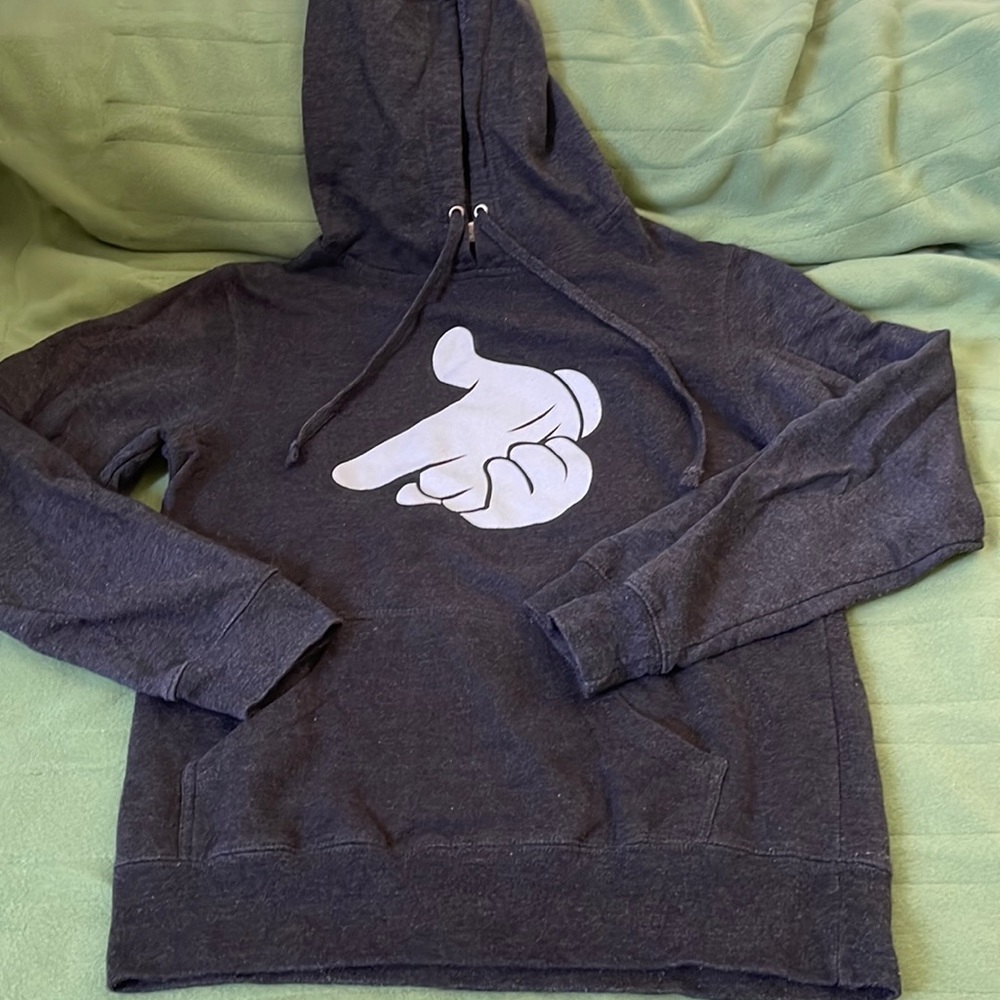 Crooks and Castles Women hooded dark grey size S